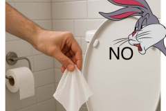 No-Wipe-Flushing